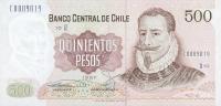 Gallery image for Chile p153r: 500 Pesos