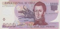 Gallery image for Chile p160c: 2000 Pesos