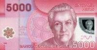 p163d from Chile: 5000 Pesos from 2013