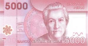 Gallery image for Chile p163h: 5000 Pesos