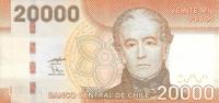 Gallery image for Chile p165b: 20000 Pesos