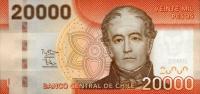 Gallery image for Chile p165d: 20000 Pesos