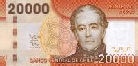 Gallery image for Chile p165e: 20000 Pesos