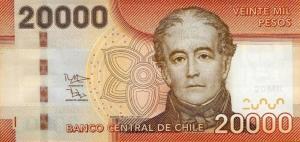 Gallery image for Chile p165f: 20000 Pesos