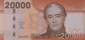 Gallery image for Chile p165g: 20000 Pesos