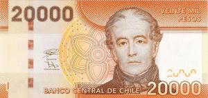 Gallery image for Chile p165i: 20000 Pesos