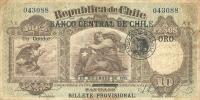 p74 from Chile: 10 Pesos from 1925