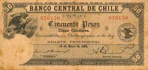 Gallery image for Chile p84b: 50 Pesos