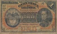 Gallery image for Colombia p224a: 1 Peso