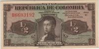Gallery image for Colombia p345a: 0.5 Peso Oro