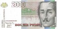 p451a from Colombia: 2000 Pesos from 2000