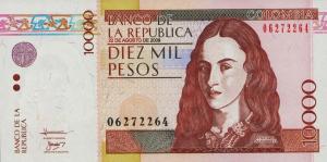 Gallery image for Colombia p453m: 10000 Pesos