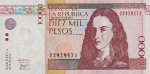 Gallery image for Colombia p453n: 10000 Pesos