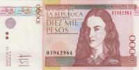 Gallery image for Colombia p453o: 10000 Pesos