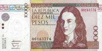 Gallery image for Colombia p453q: 10000 Pesos