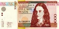 Gallery image for Colombia p453r: 10000 Pesos