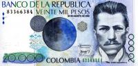 Gallery image for Colombia p454u: 20000 Pesos