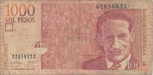 Gallery image for Colombia p456b: 1000 Pesos