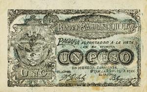 pS248 from Colombia: 1 Peso from 1900