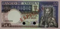 p105s from Angola: 50 Escudos from 1973