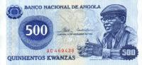Gallery image for Angola p112a: 500 Kwanzas