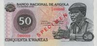 p114s from Angola: 50 Kwanzas from 1979