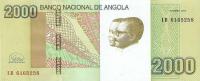 Gallery image for Angola p157b: 2000 Kwanzas