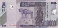 Gallery image for Congo Democratic Republic p103b: 10000 Francs