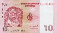 Gallery image for Congo Democratic Republic p82a: 10 Centimes