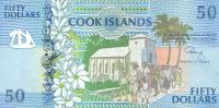 p10a from Cook Islands: 50 Dollars from 1992