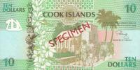 Gallery image for Cook Islands p8s: 10 Dollars