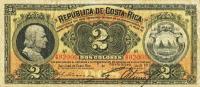p146a from Costa Rica: 2 Colones from 1910