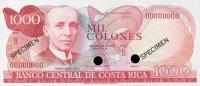 Gallery image for Costa Rica p256s: 1000 Colones