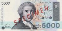p24s from Croatia: 5000 Dinara from 1992