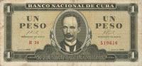 Gallery image for Cuba p100a: 1 Peso