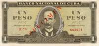 Gallery image for Cuba p100s: 1 Peso