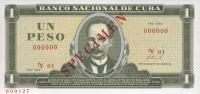 Gallery image for Cuba p102s1: 1 Peso