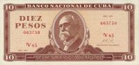 Gallery image for Cuba p104a: 10 Pesos
