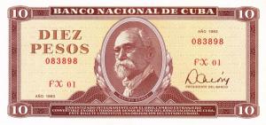 Gallery image for Cuba p104c: 10 Pesos