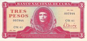 Gallery image for Cuba p107a: 3 Pesos