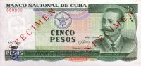 p108s from Cuba: 5 Pesos from 1991