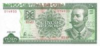 Gallery image for Cuba p116i: 5 Pesos