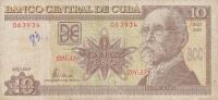 Gallery image for Cuba p117h: 10 Pesos