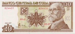 p117i from Cuba: 10 Pesos from 2007