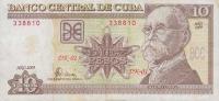 Gallery image for Cuba p117j: 10 Pesos