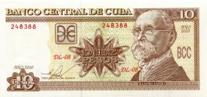 Gallery image for Cuba p117l: 10 Pesos