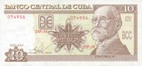 Gallery image for Cuba p117p: 10 Pesos