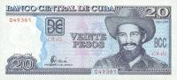p118a from Cuba: 20 Pesos from 1998