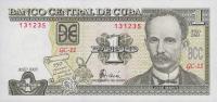 Gallery image for Cuba p121c: 1 Peso