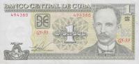 Gallery image for Cuba p128d: 1 Peso
